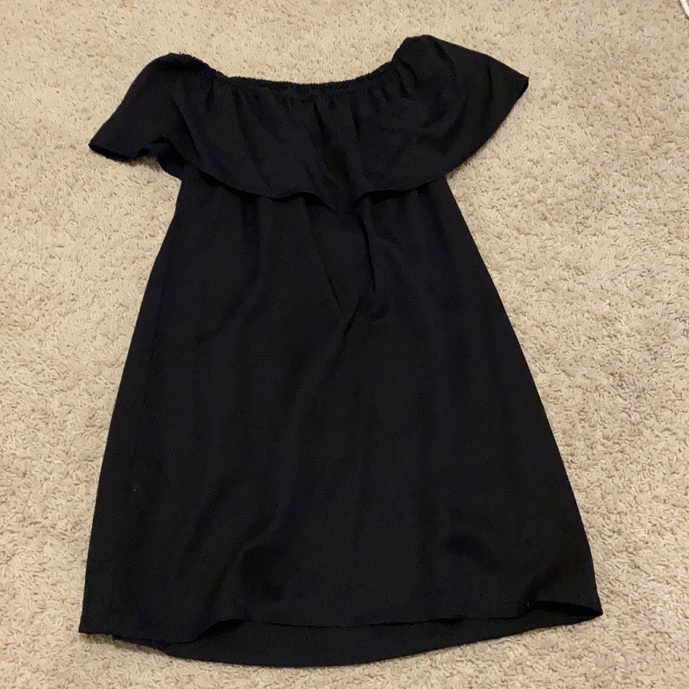 Off the shoulder mini dress